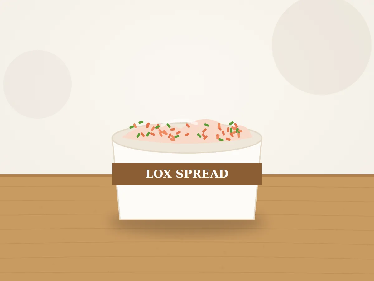 Illustration of Lox Spread (8 oz)
