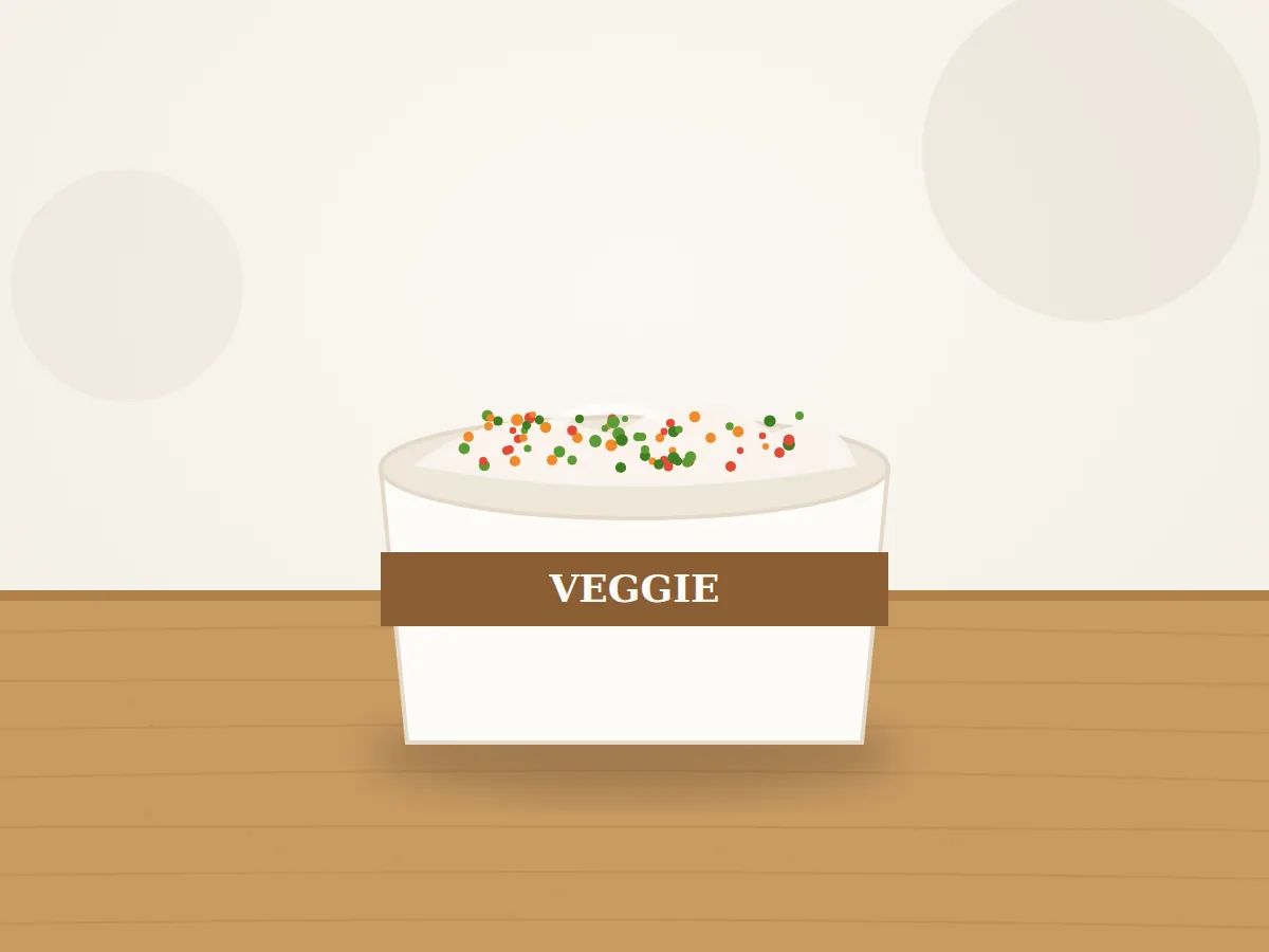 Illustration of Veggie Cream Cheese (8 oz)