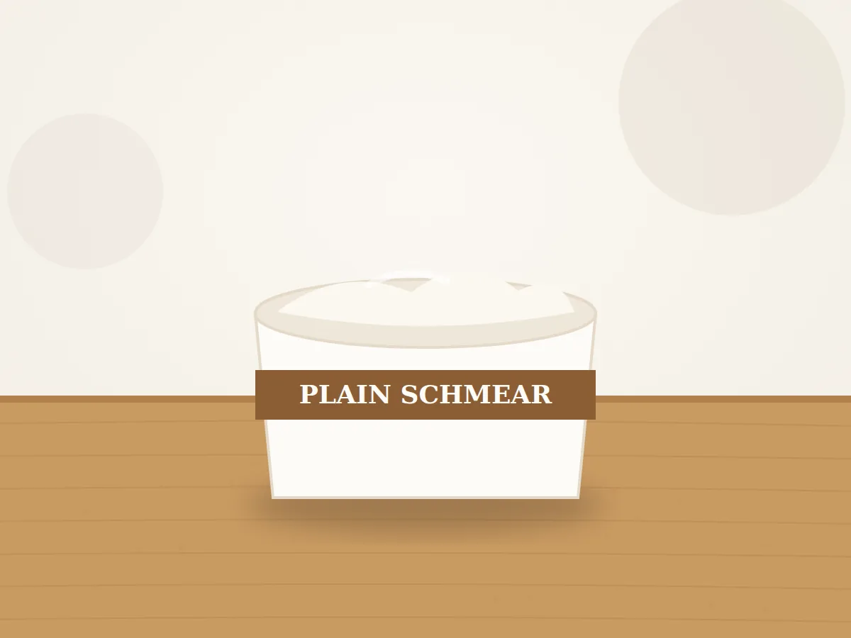 Illustration of Plain Cream Cheese (8 oz)