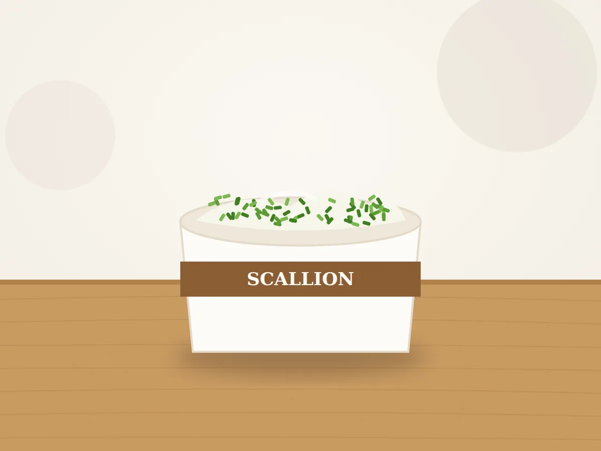 Illustration of Scallion Cream Cheese (8 oz)