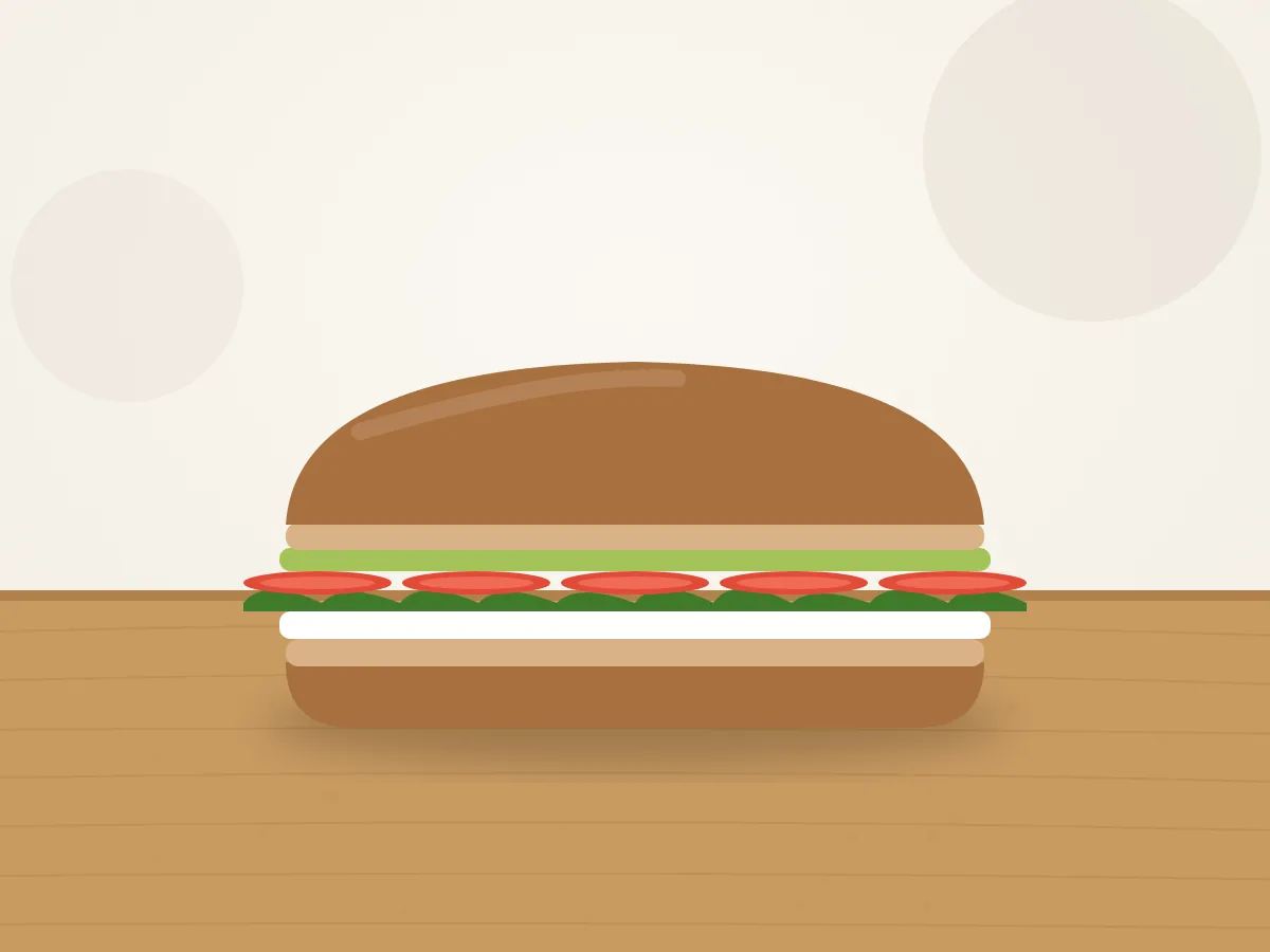 Illustration of Veggie Egg White